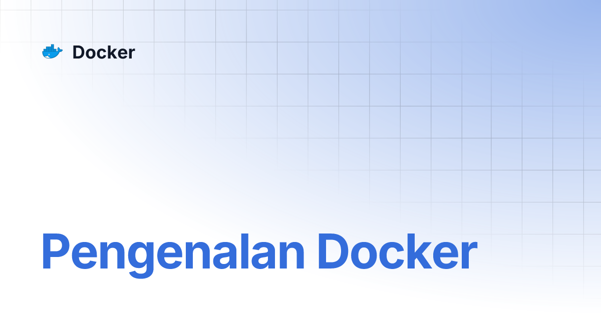 Pengenalan docker docker